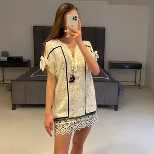 Anthropologie cotton Boho dress.